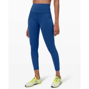 Regatta Blue 25” Wunder Train HR Tight | Lululemon | Size 6